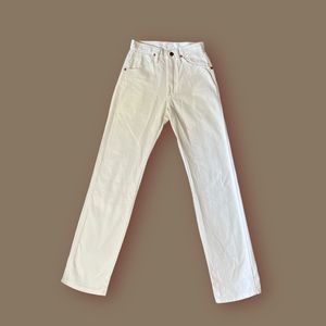 Vintage White Wrangler Cowboy Jeans size 0